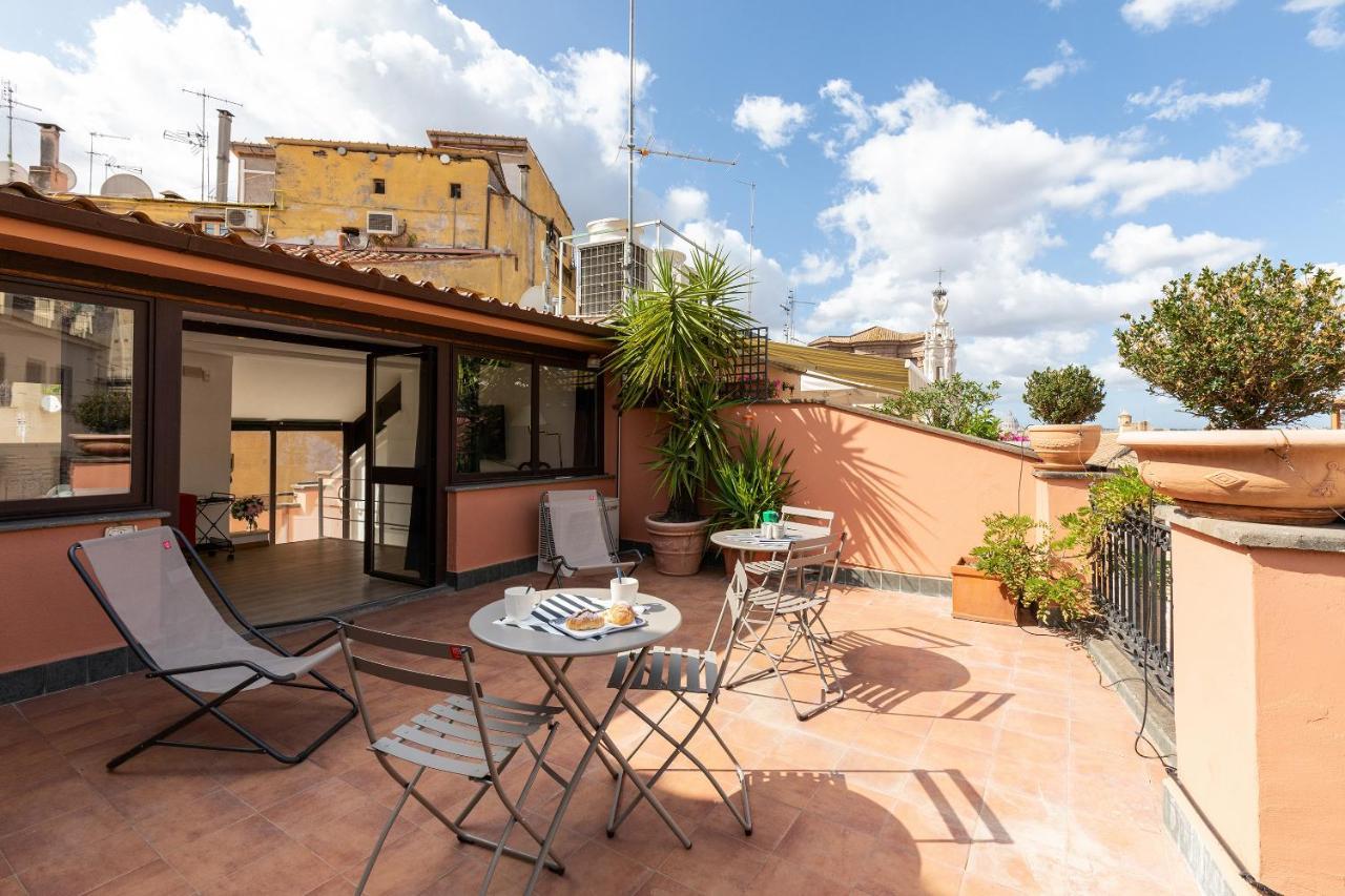 Rome As You Feel - Penthouse Apartment With Terrace On Spanish Steps 外观 照片